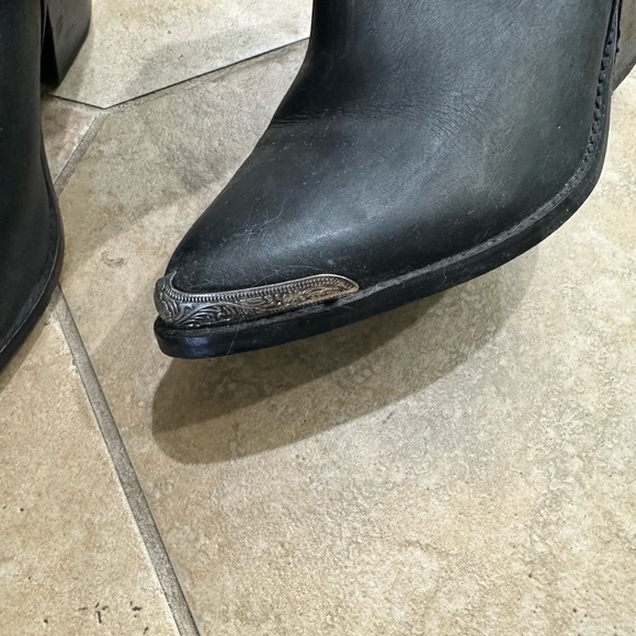 Western style booties with metal details. #western - Picture 4 of 6